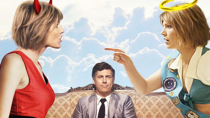 Una scena tratta dal film L'altra metà di me