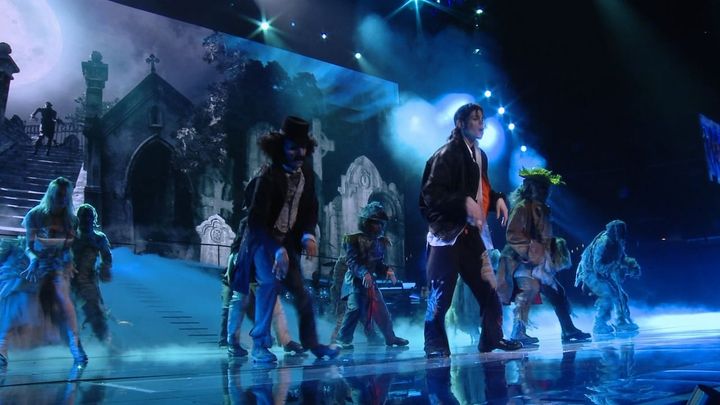 Una scena tratta dal film Michael Jackson's This Is It