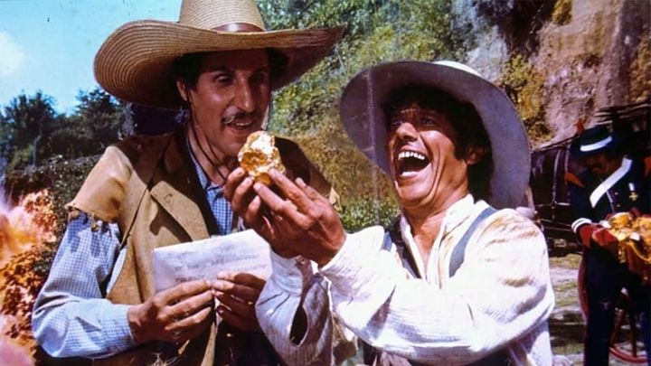 Una scena tratta dal film I nipoti di Zorro