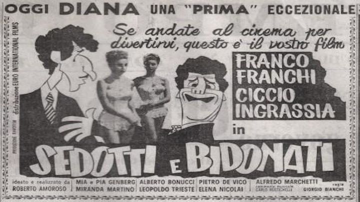 Una scena tratta dal film Sedotti e bidonati