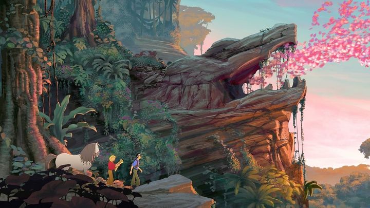 Una scena tratta dal film La strada per El Dorado
