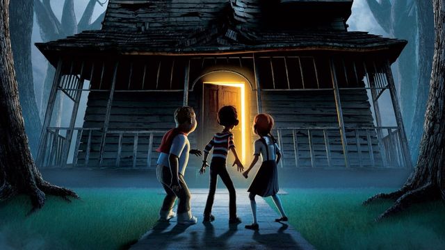 Una scena tratta dal film Monster House