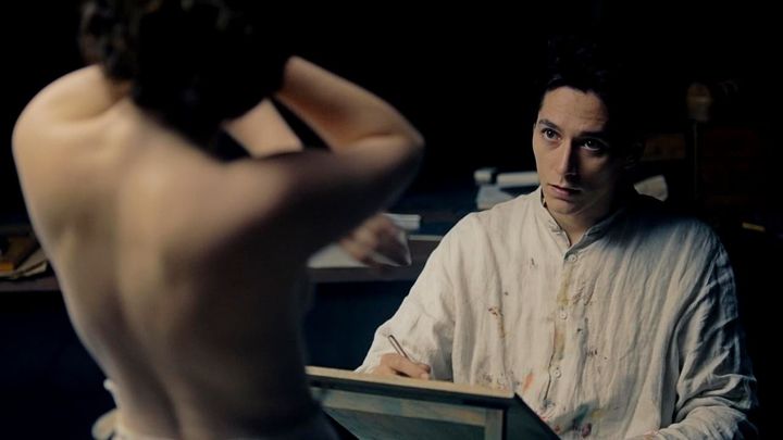 Una scena tratta dal film Egon Schiele