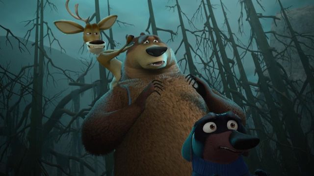 Una scena tratta dal film Boog & Elliot 4 - Il mistero della foresta