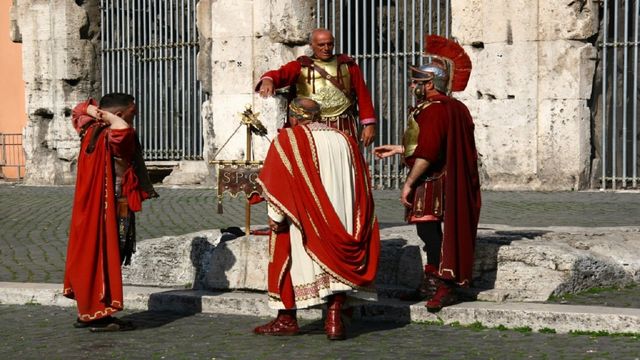 Una scena tratta dal film La Rivolta dei Pretoriani