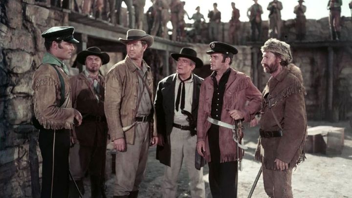 Una scena tratta dal film Alamo