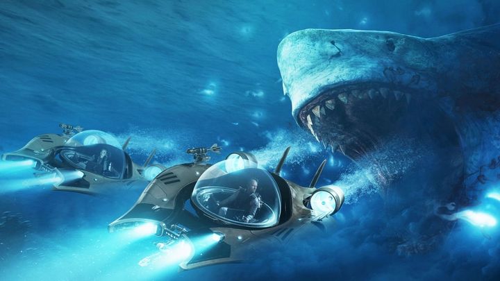 Una scena tratta dal film Shark - Il primo squalo