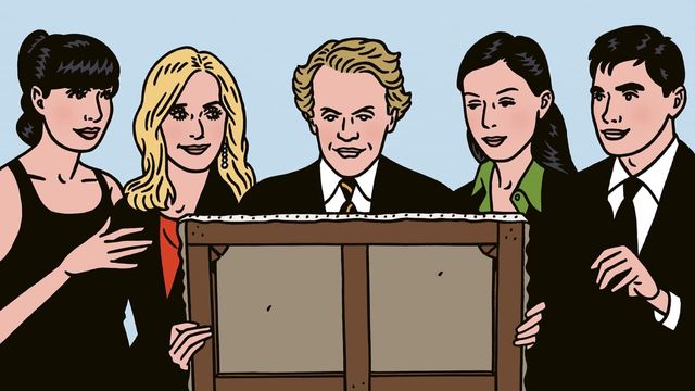 Una scena tratta dal film Il quadro rubato
