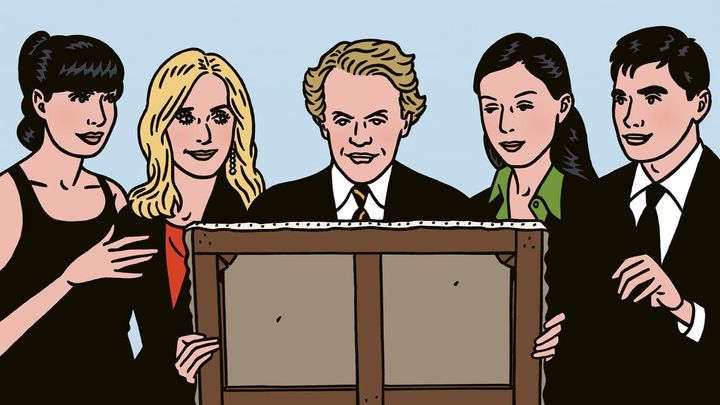 Una scena tratta dal film Il quadro rubato