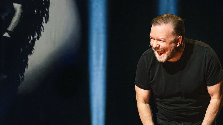 Una scena tratta dal film Ricky Gervais: Mortality