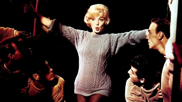 Una scena tratta dal film Facciamo l'amore