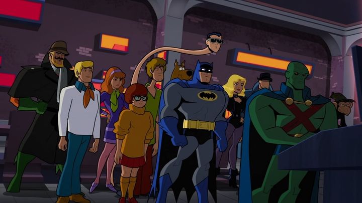 Una scena tratta dal film Scooby-Doo! & Batman: Il caso irrisolto