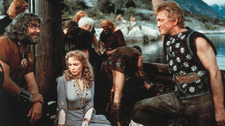 Una scena tratta dal film I vichinghi