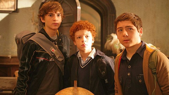 Una scena tratta dal film I tre investigatori e l'isola misteriosa