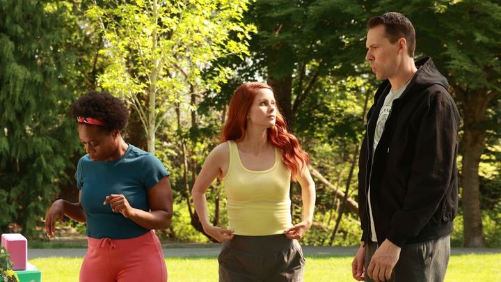 Una scena tratta dal film Esercizi d'amore