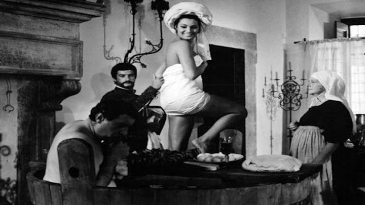 Una scena tratta dal film La mandragola