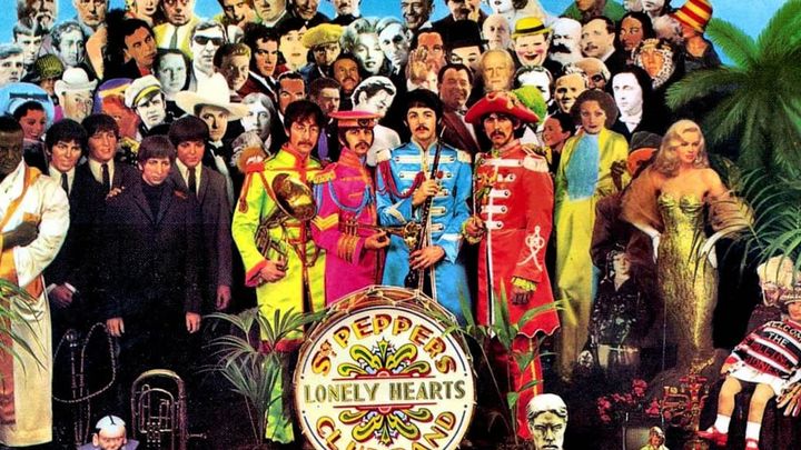 Una scena tratta dal film The Beatles: Sgt. Pepper & Beyond