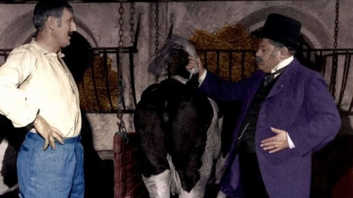 Una scena tratta dal film La giumenta verde