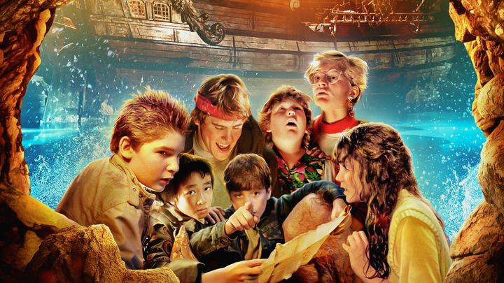 Una scena tratta dal film I Goonies