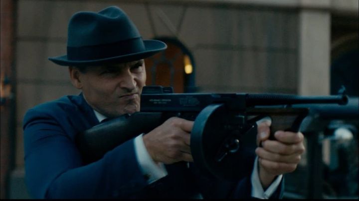 Una scena tratta dal film Gangster Land