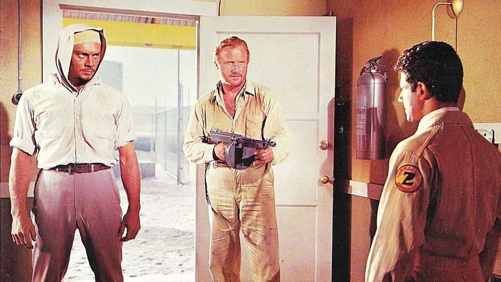 Una scena tratta dal film Fuga da Zahrain