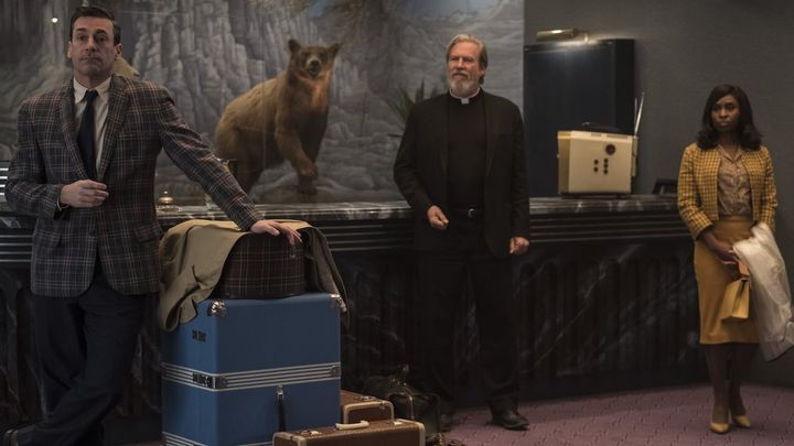 Una scena tratta dal film 7 sconosciuti a El Royale