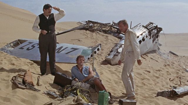Una scena tratta dal film Le sabbie del Kalahari