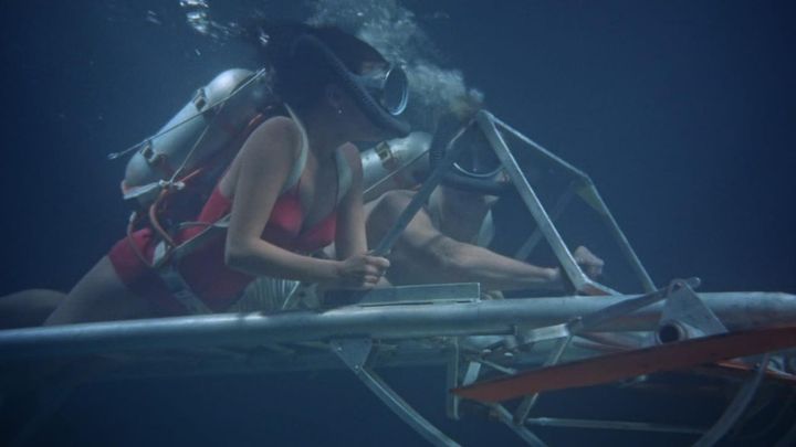 Una scena tratta dal film Il tesoro sommerso