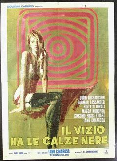 Locandina Il vizio ha le calze nere