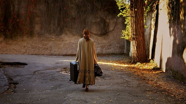 Una scena tratta dal film The Staggering Girl