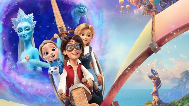 Una scena tratta dal film La regina delle nevi e la principessa