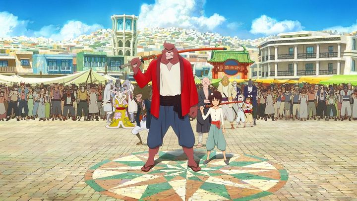 Una scena tratta dal film The Boy and the Beast