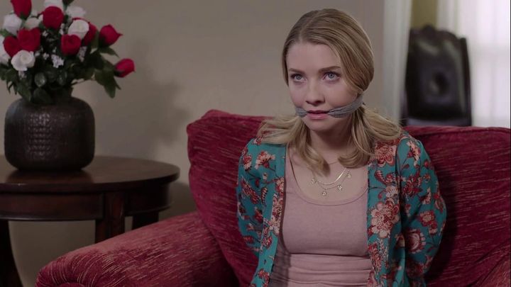 Una scena tratta dal film Lo specchio della vendetta