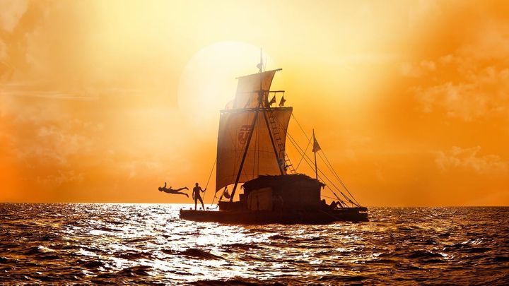 Una scena tratta dal film Kon-Tiki