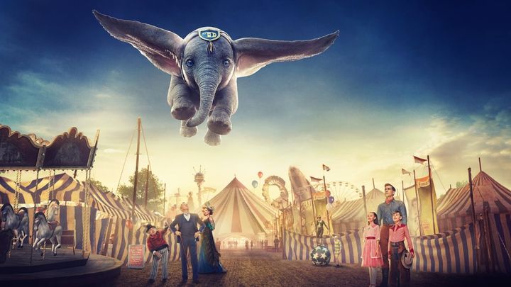 Una scena tratta dal film Dumbo