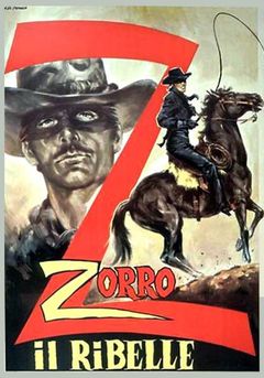Locandina Zorro il ribelle