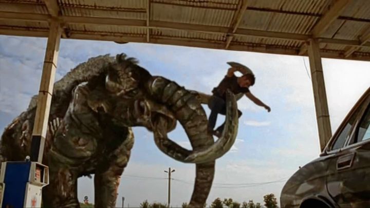 Una scena tratta dal film Mammoth