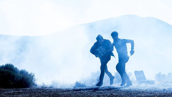 Una scena tratta dal film Shockwave: countdown per il disastro