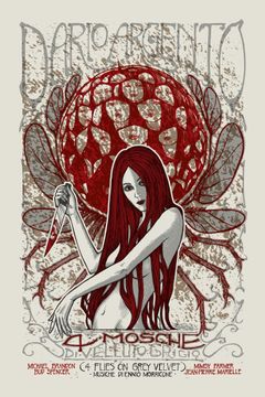 Locandina 4 mosche di velluto grigio