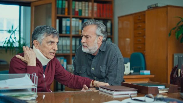 Una scena tratta dal film La guerra dei nonni