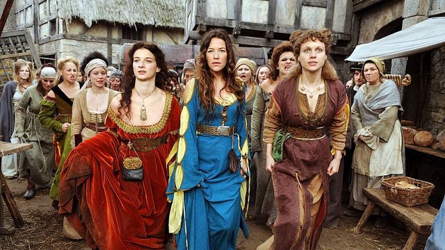 Una scena tratta dal film La cortigiana