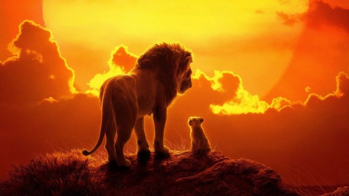 Una scena tratta dal film Il re leone