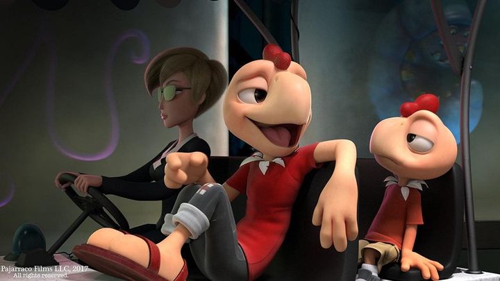 Una scena tratta dal film Condorito - Missione spaziale