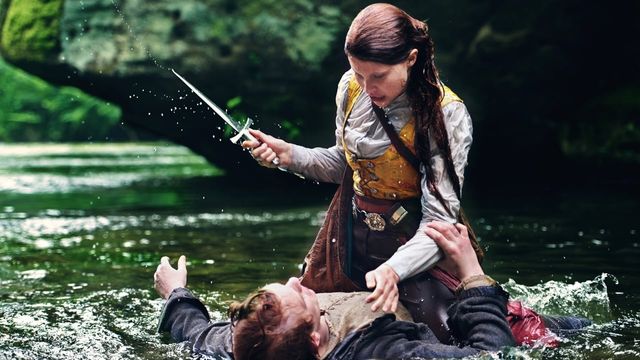 Una scena tratta dal film La principessa e il gigante