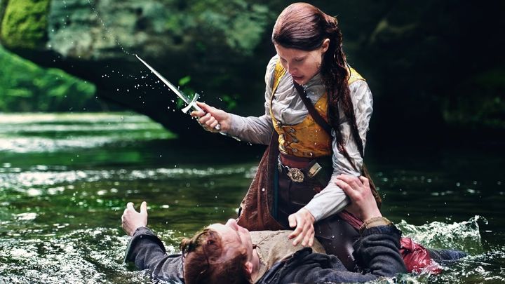 Una scena tratta dal film La principessa e il gigante