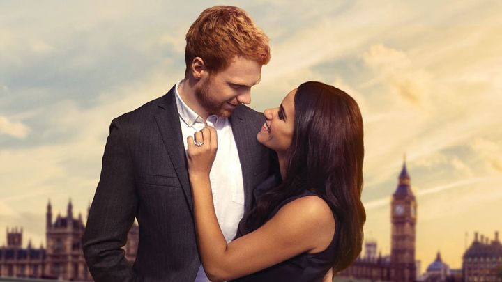 Una scena tratta dal film Harry e Meghan: La nuova famiglia