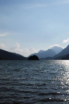 Locandina Nietzsche Sils Maria Rochedo de Surlej