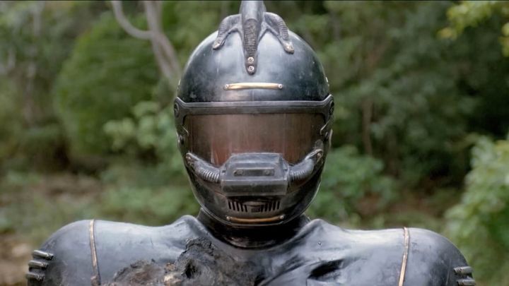 Una scena tratta dal film Robowar - Robot da guerra