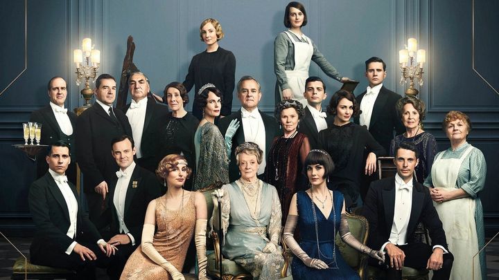 Una scena tratta dal film Downton Abbey