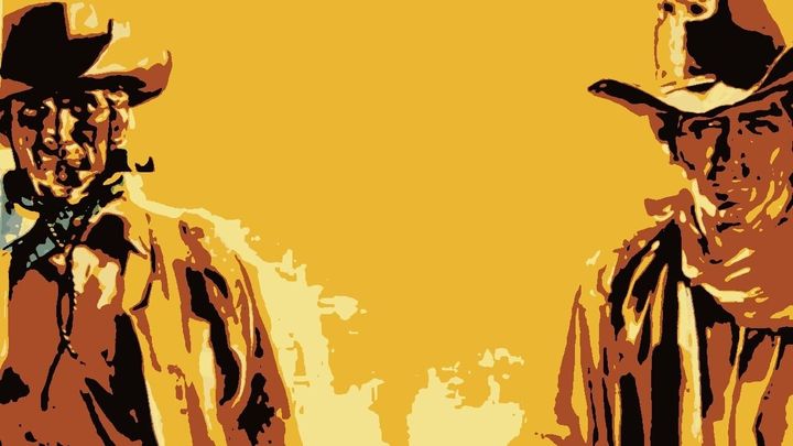 Una scena tratta dal film I sette del Texas